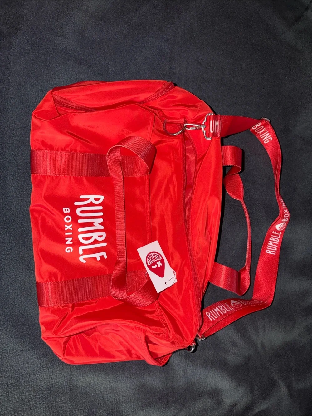 Rumble Boxing Red Duffel Bag -